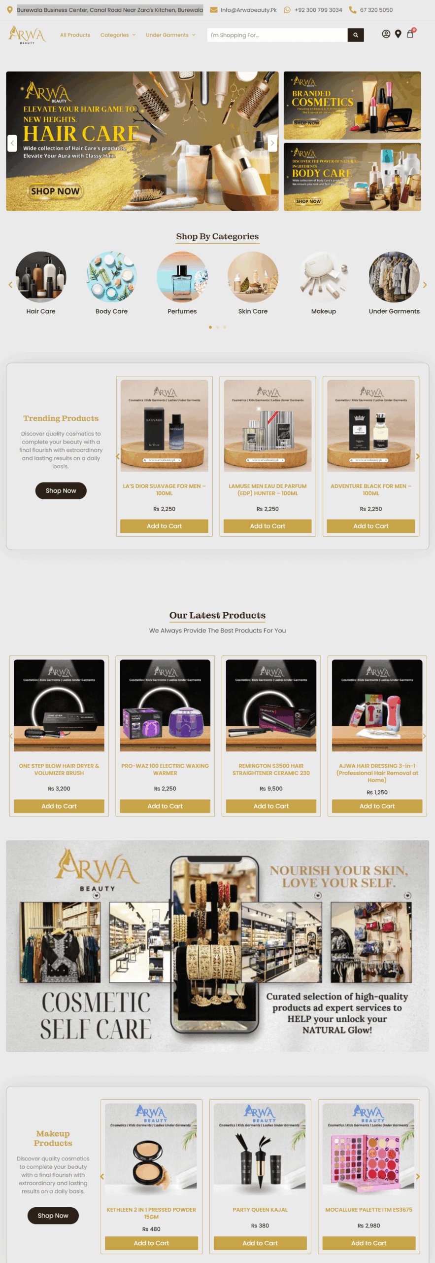 Arwa Beauty | WebSenix
